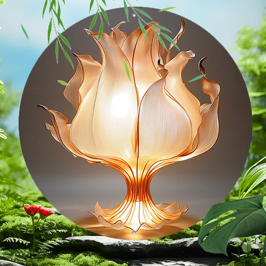 Skorter | LotusLamp - Aluminum Flower Table Lamp with LED Light