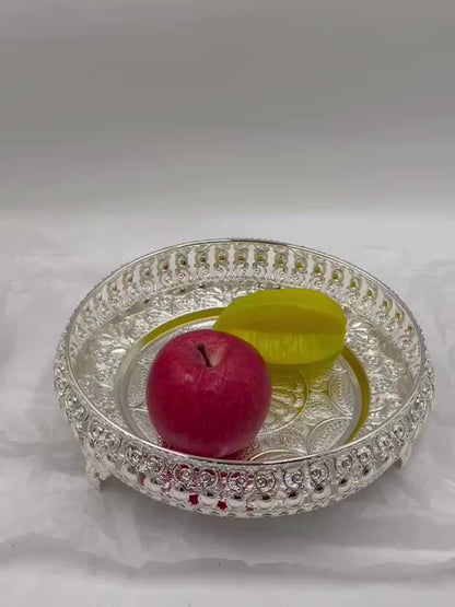 Skorter | EuroServe-Fruit Bowl - Stainless Steel Snack Bowl for Living Room & Kitchen Decor