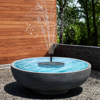 Skorter | SolarSpring Vital Solar Fountain | Floating Pond Pump | Garden Decoration | Solar Water Feature for Outdoors