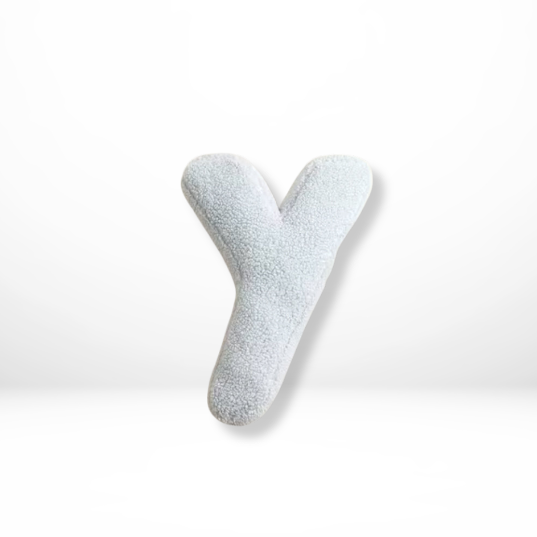 Skorter | Alphabet Cushion Velura – Soft Velvet Decorative Cushion in Every Letter of the Alphabet