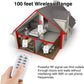 Skørter | Wireless remote control outlet switch strap socket for household appliances, wireless remote light switches (2 remote controls + 5 outlets)