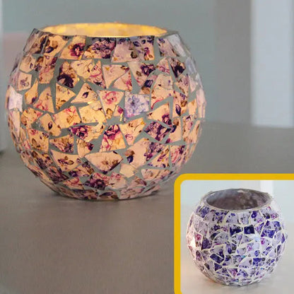Candle Holder- Decorative Glass