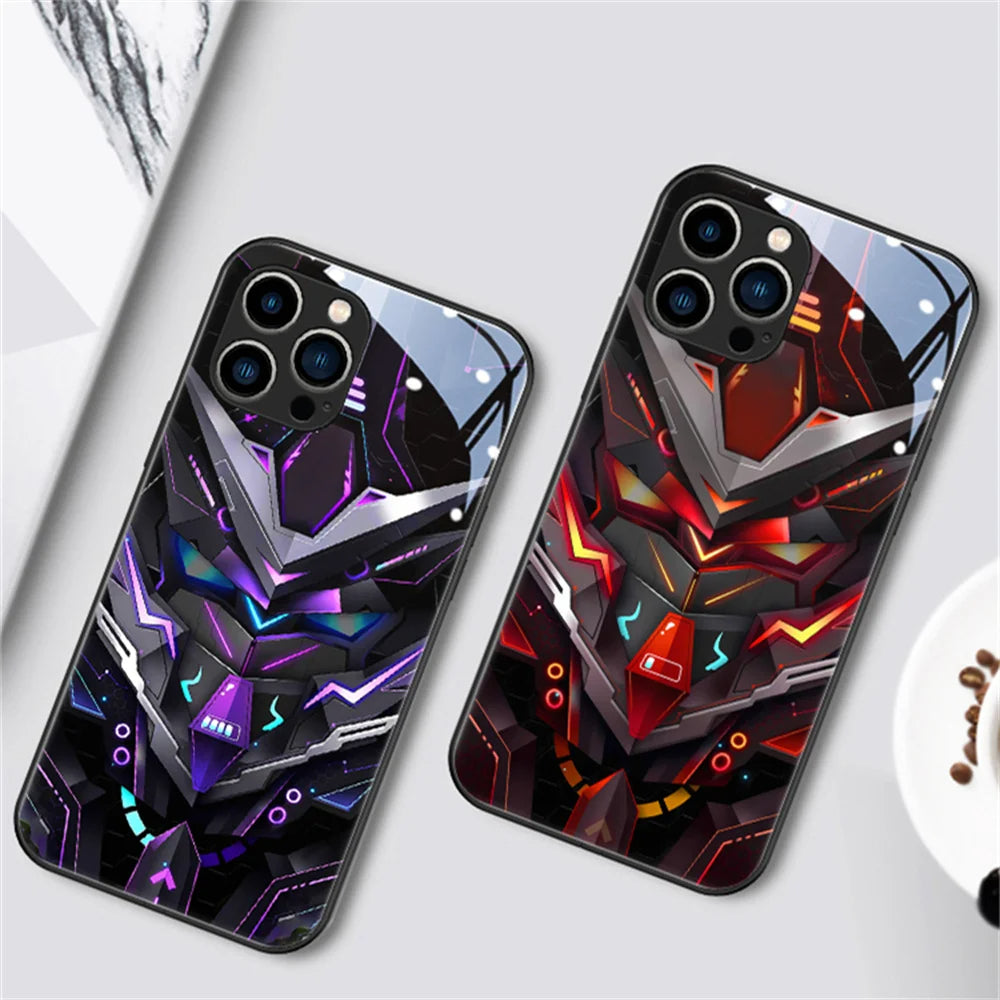 Skorter | Cool Mecha Apple Smart Flash Phone Case