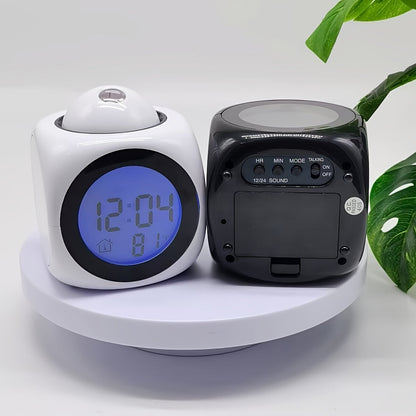 Skorter | ProClock - Projector Alarm Clock with Music Alarm and Dual Alarm