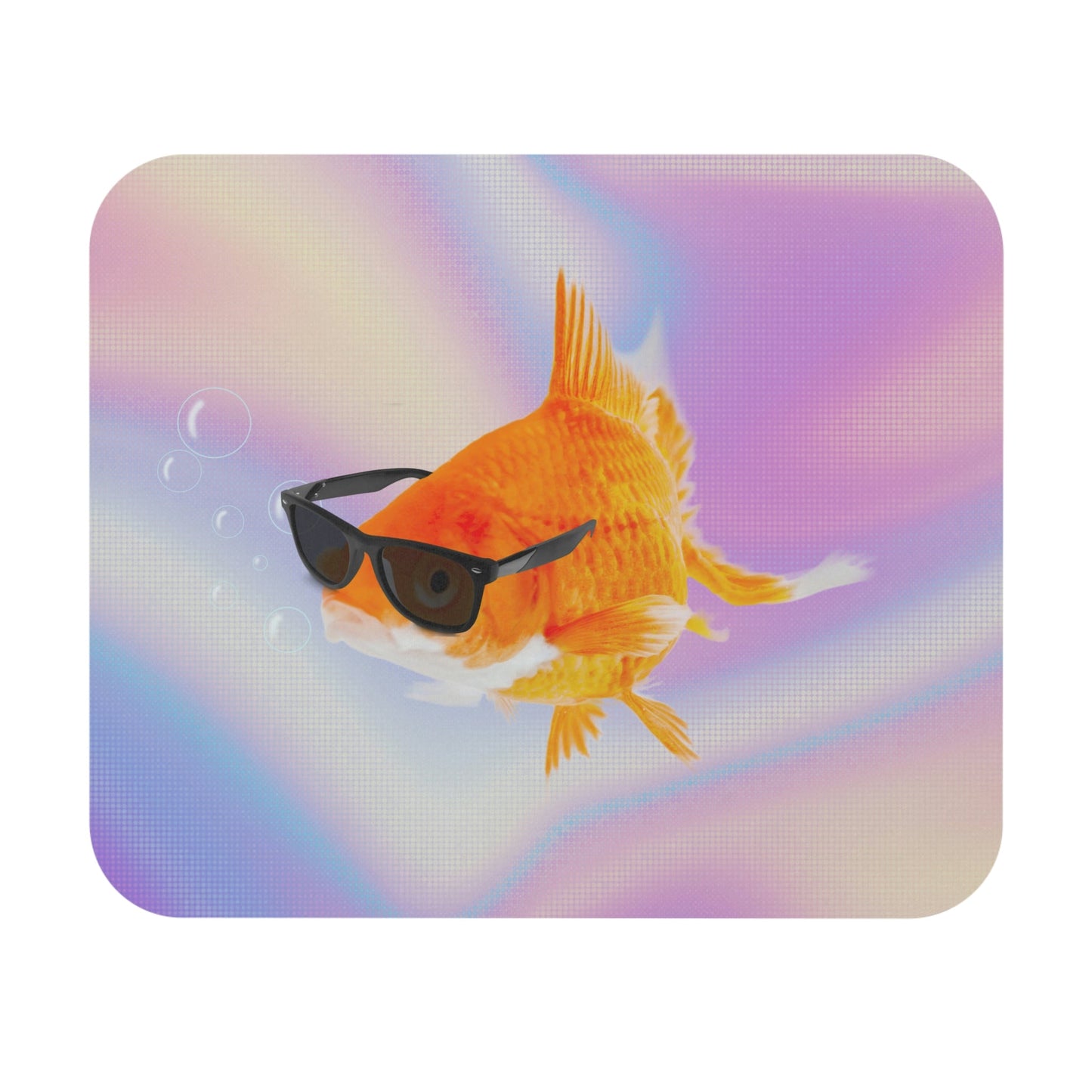 Skorter | Fish With Sunglasses Mouse Pad