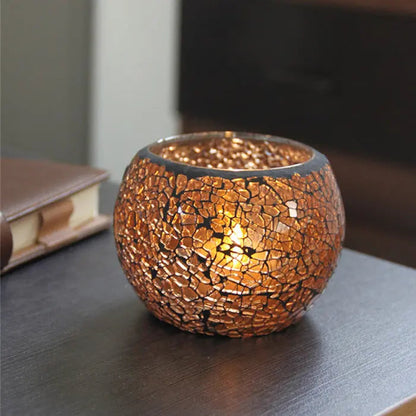 Candle Holder- Decorative Glass