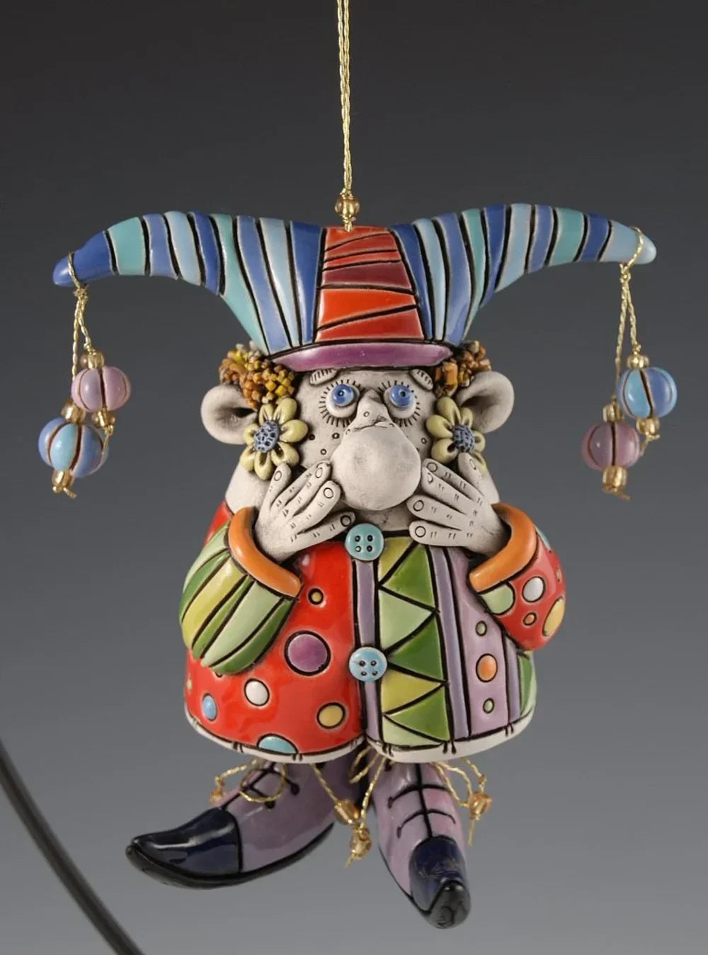 Skorter | Colorful Jester Bell Ornaments