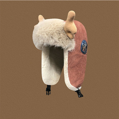 Skorter | Deer Antler Winter Earflap Hat