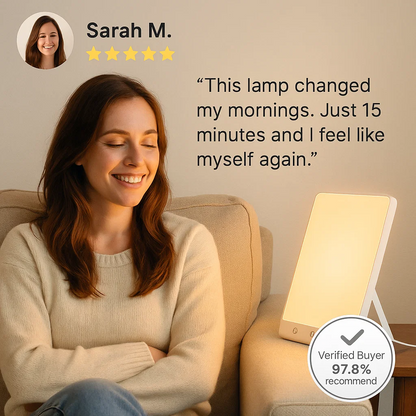 Skorter | SAD Therapy Lamp | Light Therapy for Seasonal Affective Disorder, Mood Enhancement & Energy Boosting