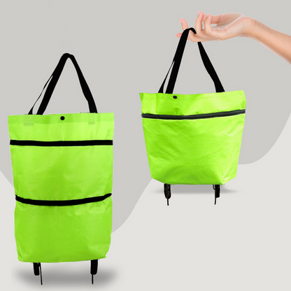Skorter | 2-in-1 Foldable Shopping Bag with Wheels