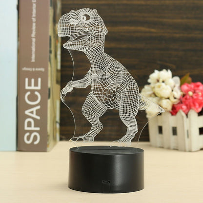 Skorter | Dinosaur Night light - 3D Dinosaur Light - T Rex Night Light
