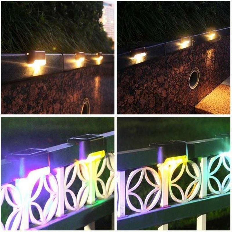 Skorter | Waterproof Stair Solar Lights for Outdoors (4 pieces)