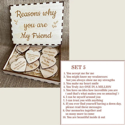 Skorter | "Reasons why you are my friend" Friendship gift