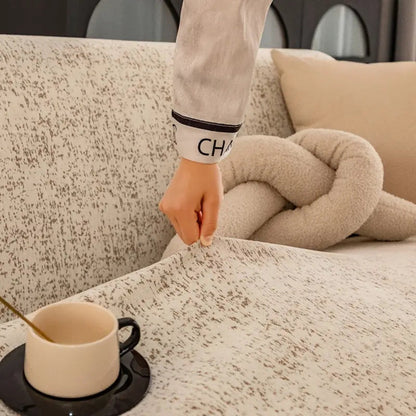 Skorter | Speckled Pattern Chenille Sofa Cover