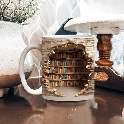 Skorter | 3D Bookshelf Mug