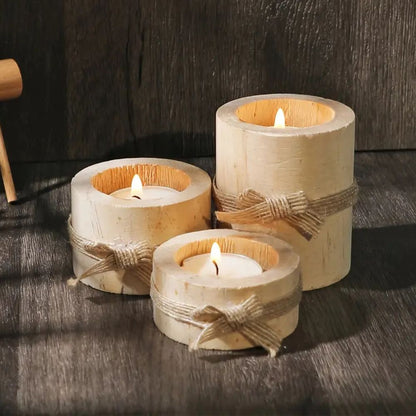 Skorter | Bamboo Essence Candle Holders | 3 sets