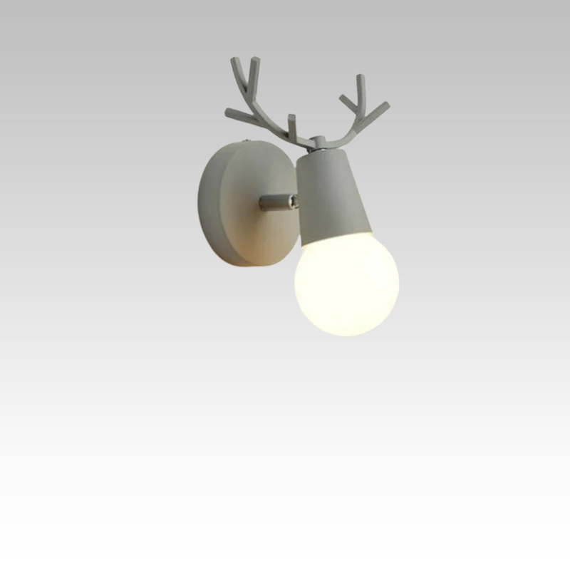 Skorter | AntlerGlow - Modern Adjustable Children's Room Wall Lamp