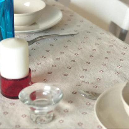 Skorter | Daisy Print Cotton Linen Tablecloth
