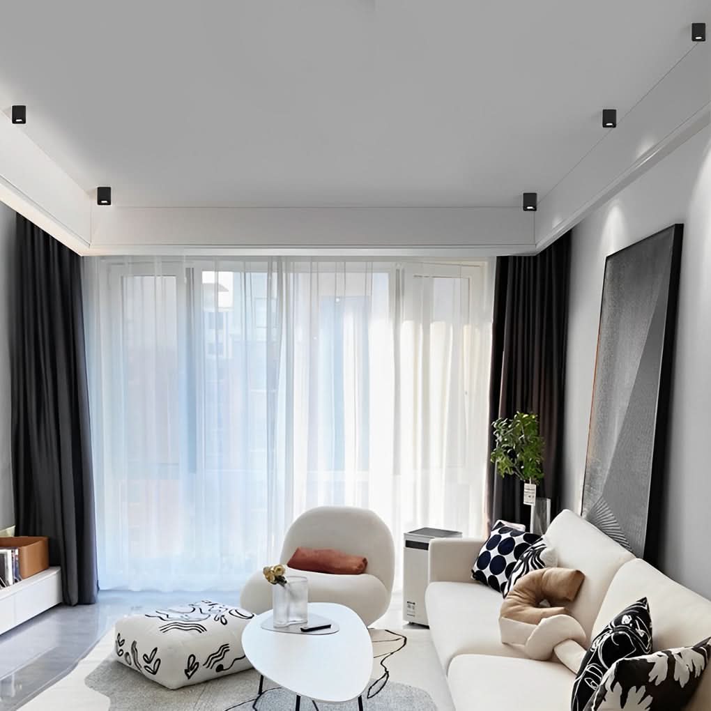 Skorter | Square Adjustable Ceiling Lamp with Dimmable LED Light