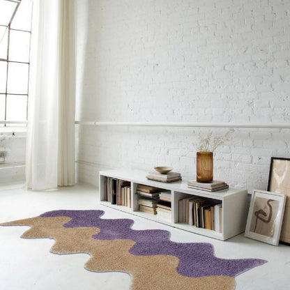 Skorter | Abstract Color Block Rug made of Cotton-Polyester
