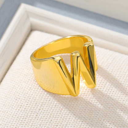 Skorter | Initial A-Z Letter Ring