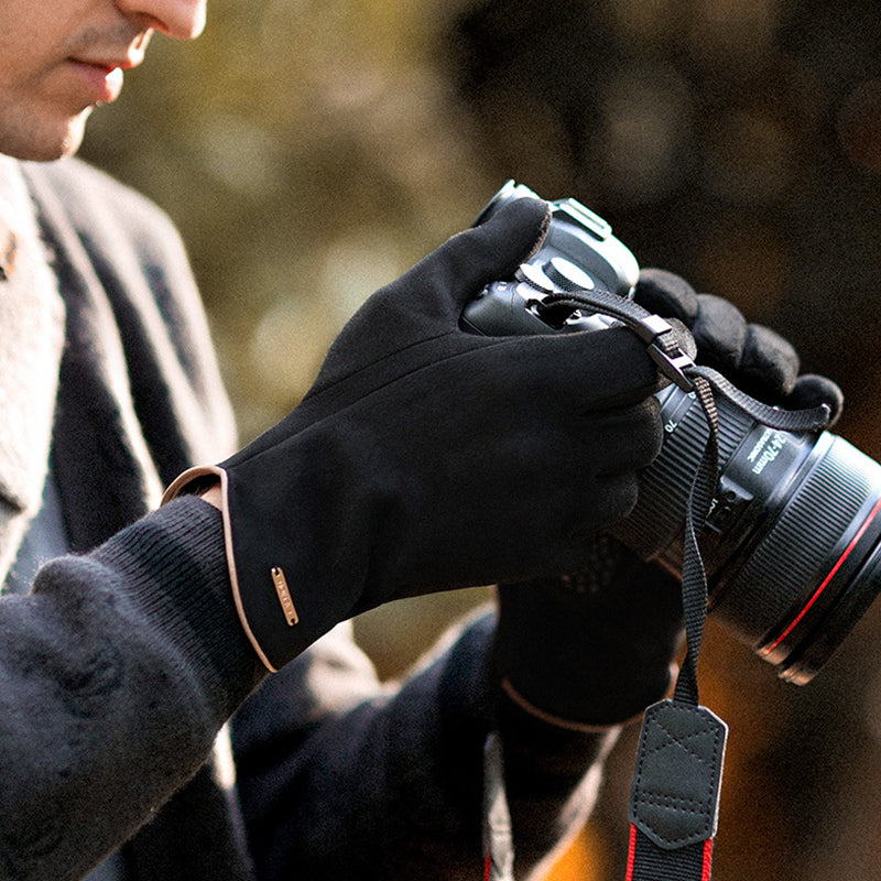 Skorter | Cold-resistant suede gloves