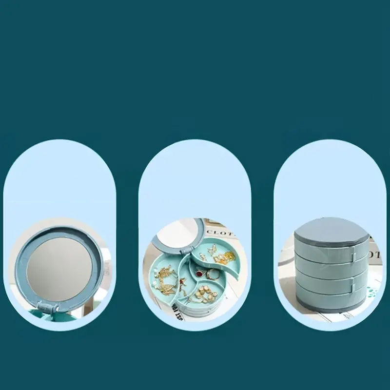 skorter | 4-Layer Rotatable Jewelry Storage Box
