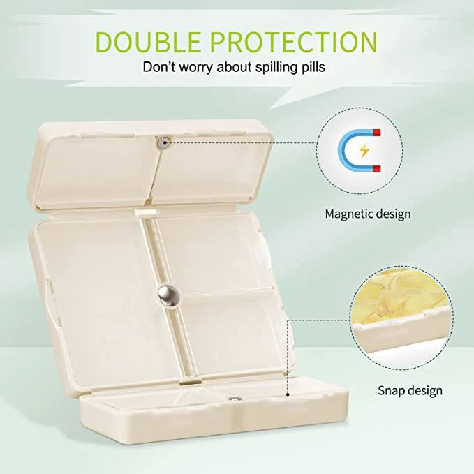 Skorter | 7 Compartments Portable Medication Organizer
