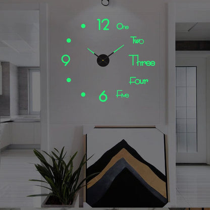 Skorter | Modern Statement Wall Clock with Unique Design for Living Room & Office Decor
