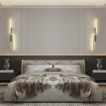 Skorter | Lines Creative LED Modern Minimalistisk Vägglampa Dekorativ Vägglampa Belysning