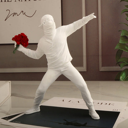 Skorter | Banksy Flower Rioter