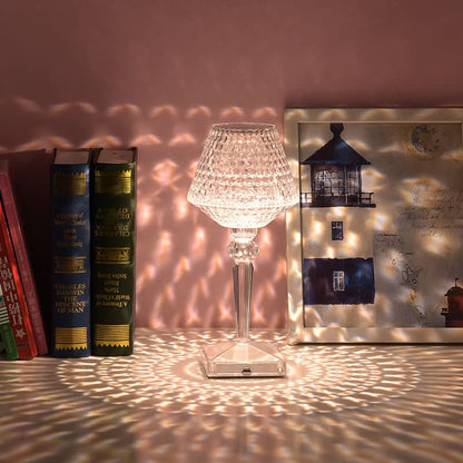 Skorter | Rechargeable Crystal Lampshade Touch LED Lamp