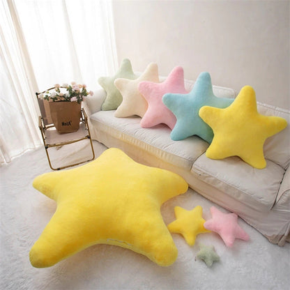 Skorter | Cuddly Pastel Fluffy Star Cushion
