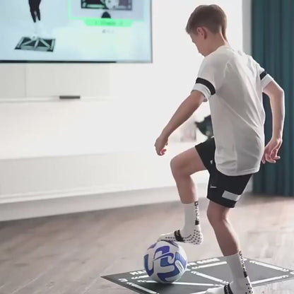 Skorter | Football Pro Training Mat | Anti-Slip, 2x2m Size & Video Program for Skill Enhancement and Home Training