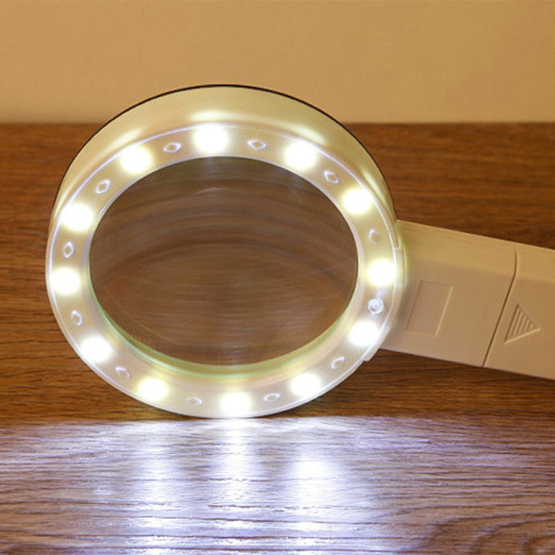 Skorter | 30x optical magnifying glass with LED light
