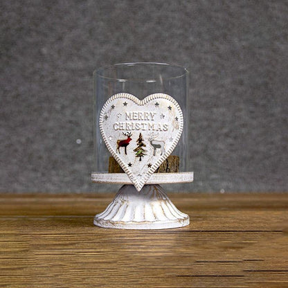 Skorter | 4-piece vintage antique pillar candlestick set