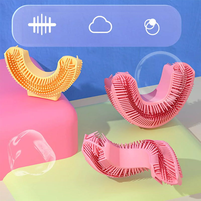Skorter | Children's Rainbow U-shaped Toothbrush