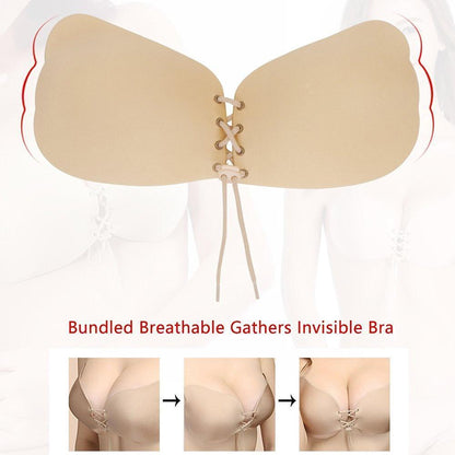 Skorter | Strapless Backless Push Up Self-Adhesive With Drawstring Bra/ Invisible Bra