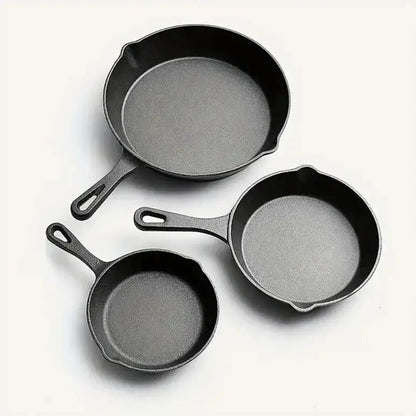 Skorter | Black Cast Iron Frying Pan