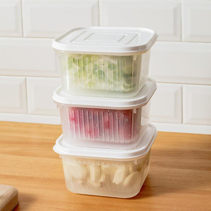 skorter | Transparent Double-Layer Sealed Storage Box