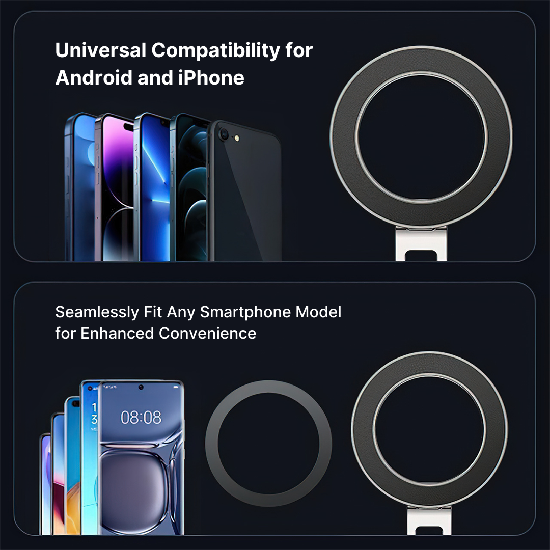 Skorter | Top Rated Magnetic Car Phone Holder with Adjustable Stand - Best Auto Phone Mount for iPhone