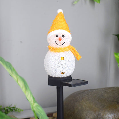 skorter | Super Cute Waterproof Solar-Powered Snowman Lamp