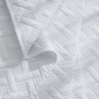 Skorter | 3-Piece: Dan River Basket Pinsonic Quilt Set