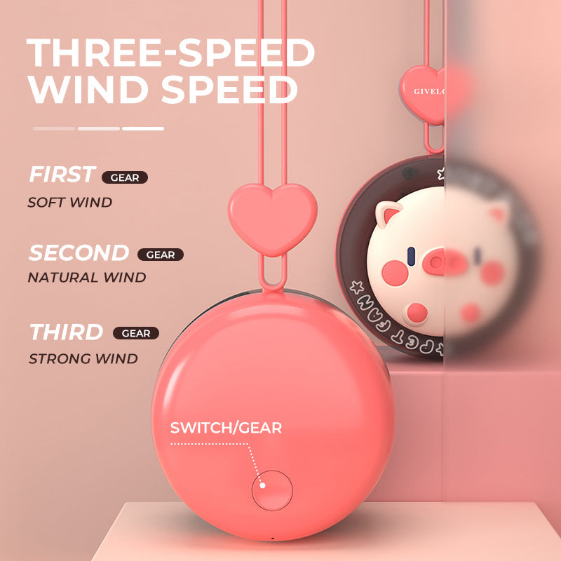 skorter | Cute Animal Lanyard Fan