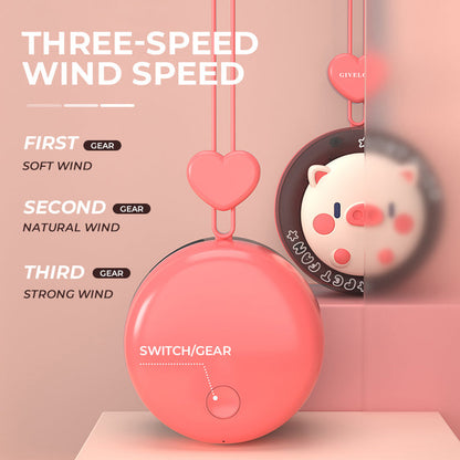 skorter | Cute Animal Lanyard Fan