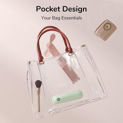 Skorter | 3 In 1 Handheld Mini Fan | USB Rechargeable, Foldable Design & Ideal for Travel, Camping, and Outdoor Activities