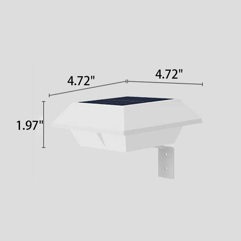 Skorter | Solar UFO Shape Design Fence Light LED Outdoor Wall Lamp