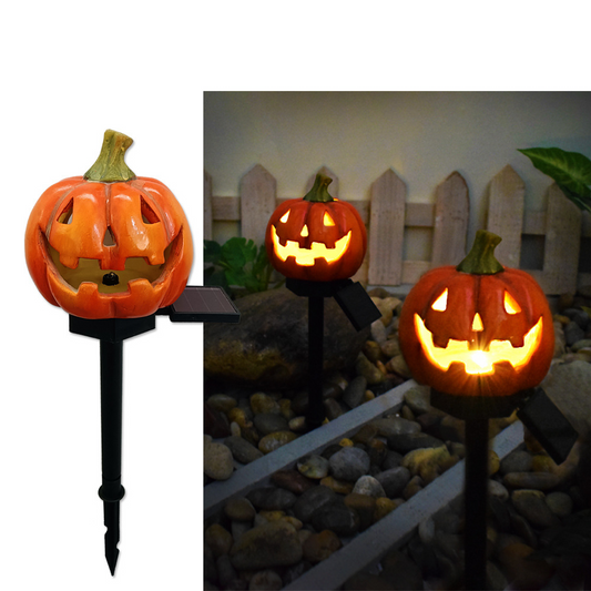 Skorter | Halloween Solar Lights – Decorative LED Garden Lights with Pumpkin and Witch Designs