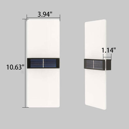 Skorter | LumaZen Solar LED Wall Lamp | Weatherproof | Solar Powered Outdoor Lighting | Garden & Patio Decor