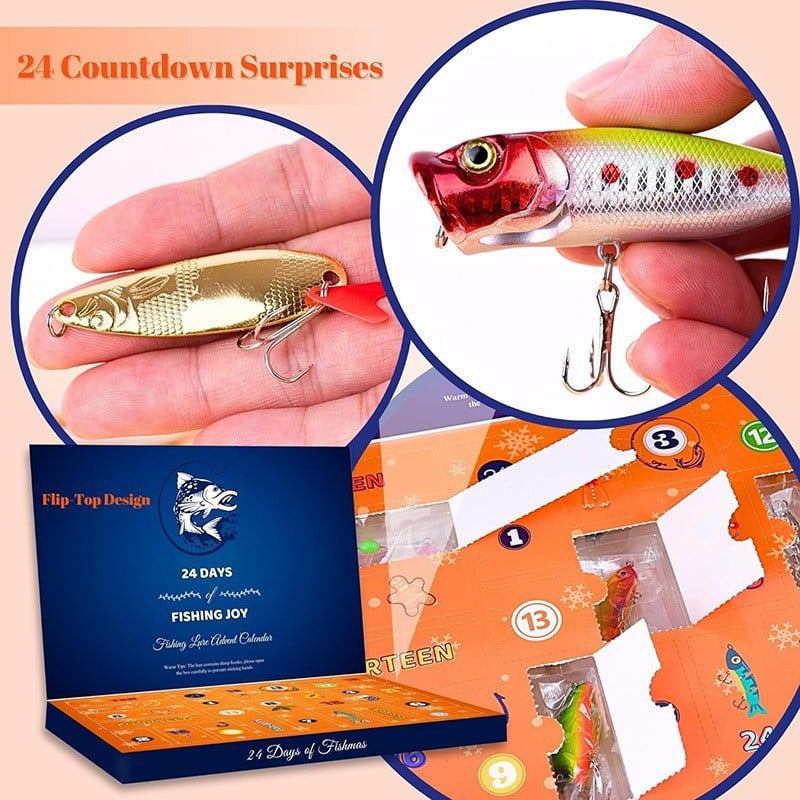 Skorter | 24 Days Christmas Countdown Fish Tackle Set